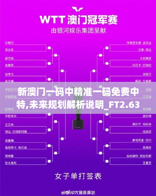 新澳門一碼中精準(zhǔn)一碼免費(fèi)中特,未來規(guī)劃解析說明_FT2.637