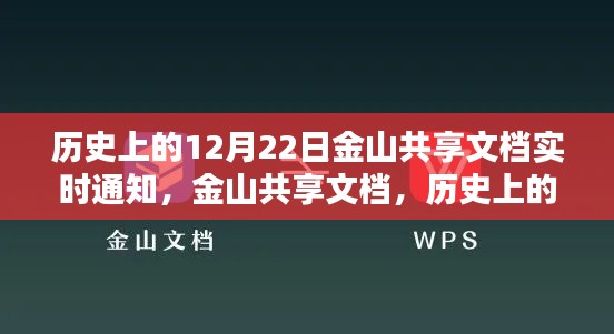 歷史上的12月22日金山共享文檔重塑界限，實時通知引領(lǐng)文檔共享新時代
