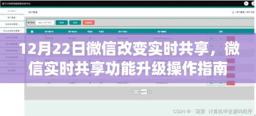 微信實(shí)時(shí)共享功能升級(jí)操作指南，初學(xué)者與進(jìn)階用戶指南（12月22日更新）
