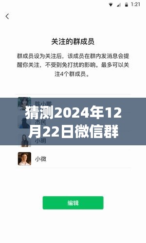 揭秘未來微信群實(shí)時(shí)交流設(shè)置，預(yù)測(cè)與優(yōu)化至2024年策略揭秘！