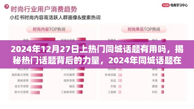 揭秘?zé)衢T同城話題的力量，小紅書上2024年同城話題的影響力與機遇揭秘！