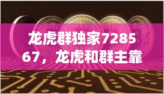 龍虎群獨家728567，龍虎和群主靠什么賺錢 