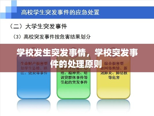 學校發(fā)生突發(fā)事情，學校突發(fā)事件的處理原則 