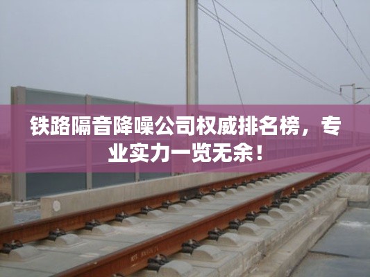 鐵路隔音降噪公司權威排名榜，專業(yè)實力一覽無余！