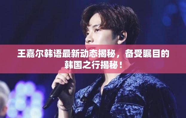 王嘉爾韓語最新動態(tài)揭秘，備受矚目的韓國之行揭秘！