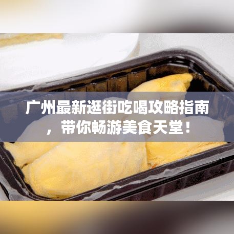 廣州最新逛街吃喝攻略指南，帶你暢游美食天堂！