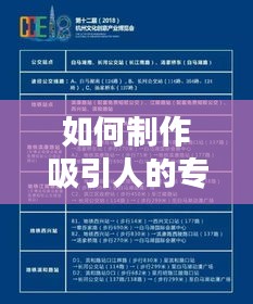 如何制作吸引人的專題？實用指南揭秘制作專題的秘訣！
