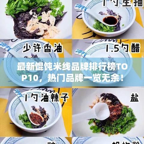 最新餛飩米線品牌排行榜TOP10，熱門品牌一覽無余！