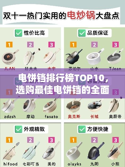 電餅鐺排行榜TOP10，選購最佳電餅鐺的全面指南
