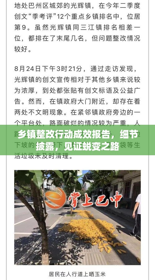 鄉(xiāng)鎮(zhèn)整改行動(dòng)成效報(bào)告，細(xì)節(jié)披露，見(jiàn)證蛻變之路