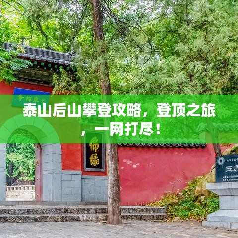 泰山后山攀登攻略，登頂之旅，一網(wǎng)打盡！