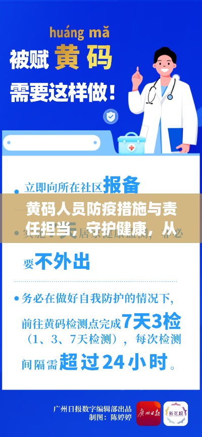黃碼人員防疫措施與責任擔當，守護健康，從我做起