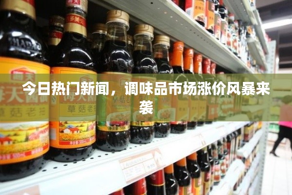 今日熱門新聞，調(diào)味品市場漲價(jià)風(fēng)暴來襲